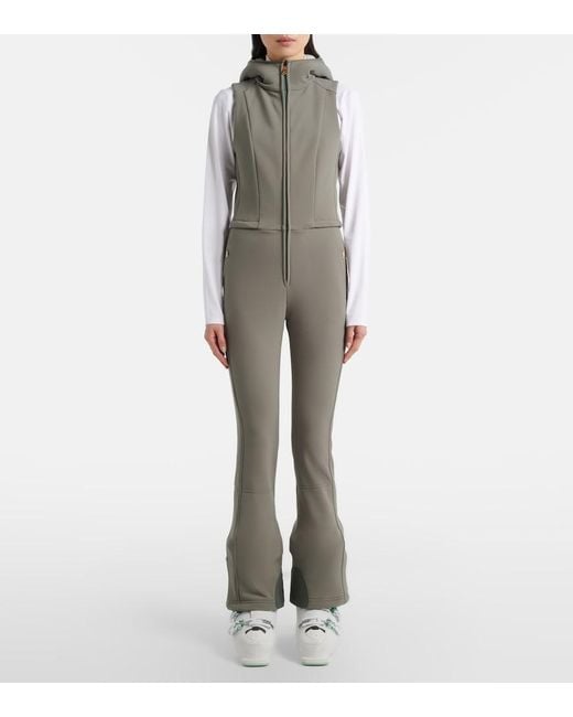 Bogner Gray Down Ski Suit And Jacket Set