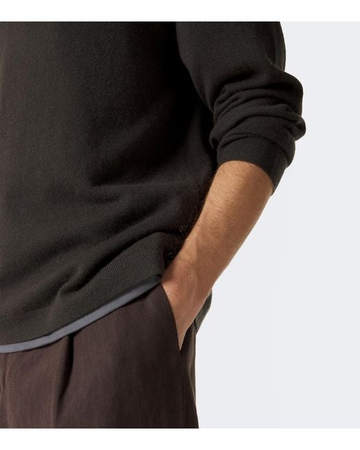 Lisa Yang Black Mason Cashmere Sweater for men