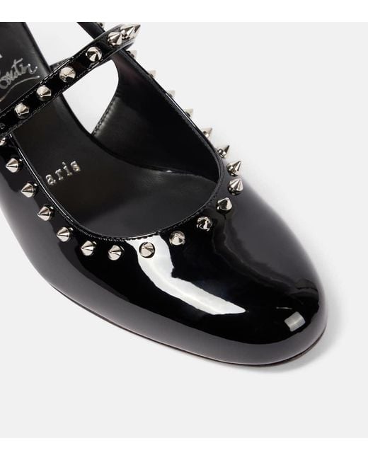 Pumps Mary Jane Janispikes 55 di Christian Louboutin in Black