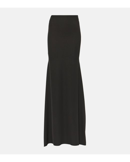 GIUSEPPE DI MORABITO Black Jersey Maxi Skirt