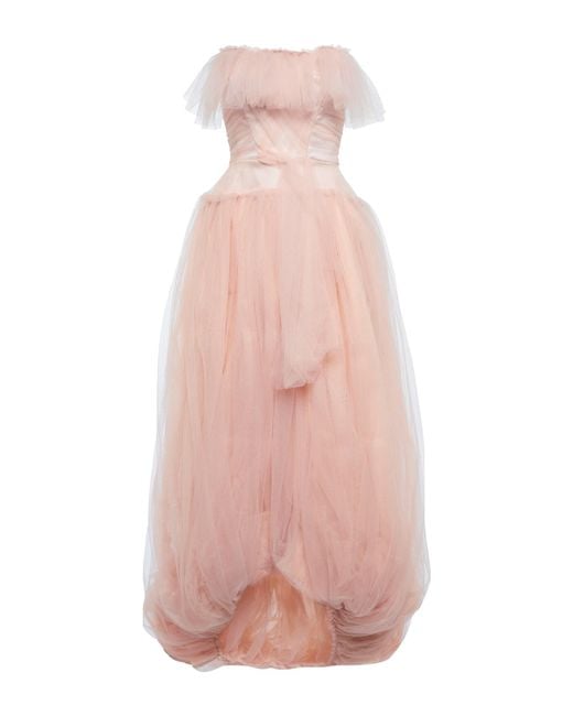 Maticevski Pink Enamoured Tulle Gown