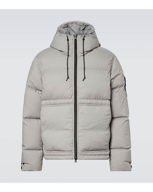 Stone Island Daunenjacke Aus Ripstop in Gray für Herren