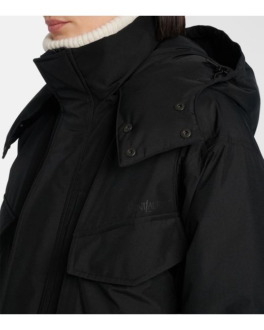Saint Laurent Black Technical Canvas Down Ski Jacket