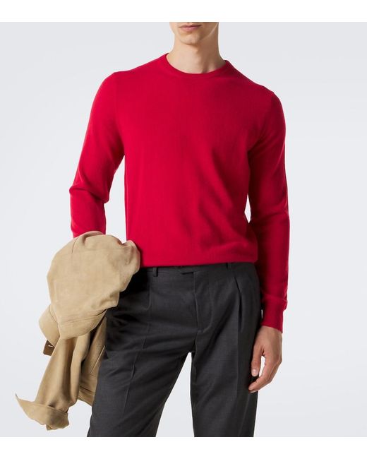 Pull En Cachemire Rubinacci pour homme en coloris Red