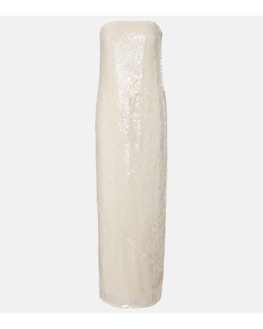 jacquard wedding guest dress Luxury heavy embroidery jacquard elegant White fairy summer long wedding guest dress