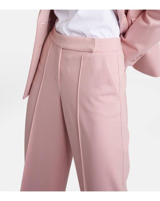 Pantalones anchos Emotional Essence de tiro alto Dorothee Schumacher de color Pink
