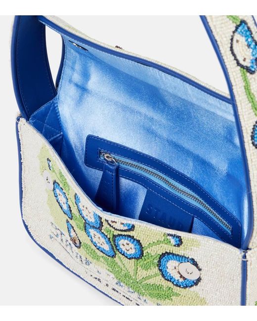 Staud Blue Schultertasche Tommy