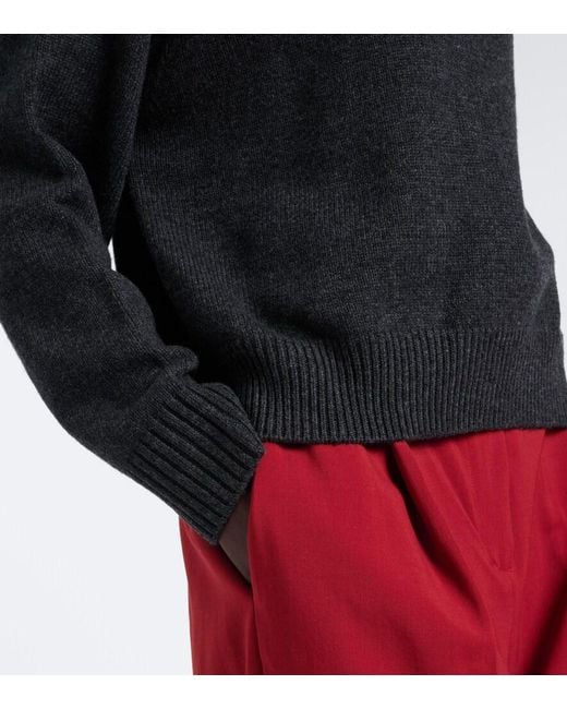 Loulou de Saison Black Breha Wool And Cashmere Sweater