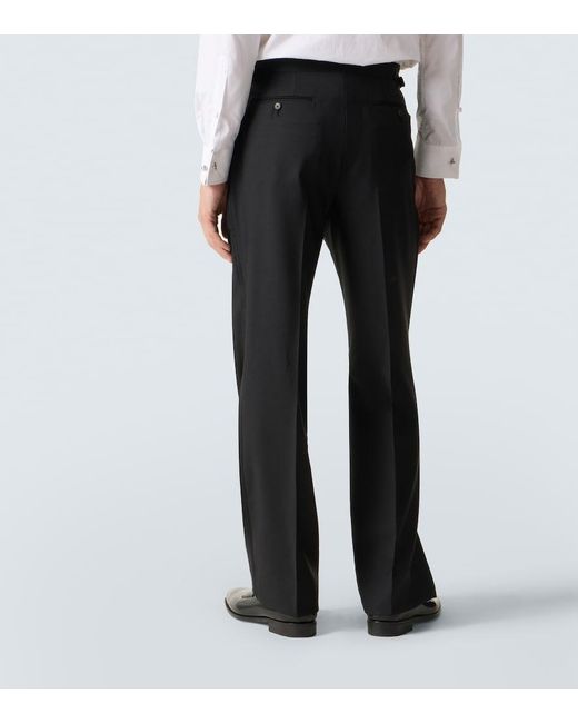 Saman Amel Black Wool Tuxedo for men