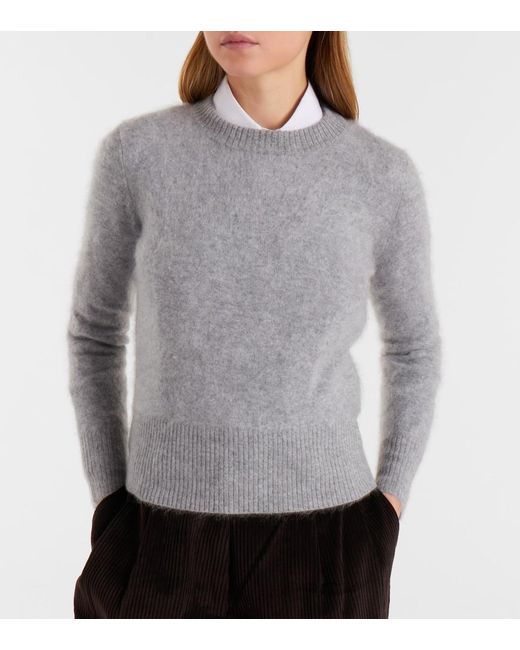 Veronica Beard Gray Pippen Cashmere Sweater