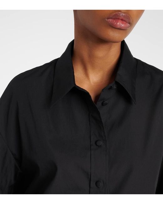 Camicia Berton in popeline di cotone di Joseph in Black
