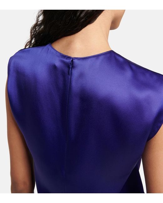 Stella McCartney Blue Satin Top
