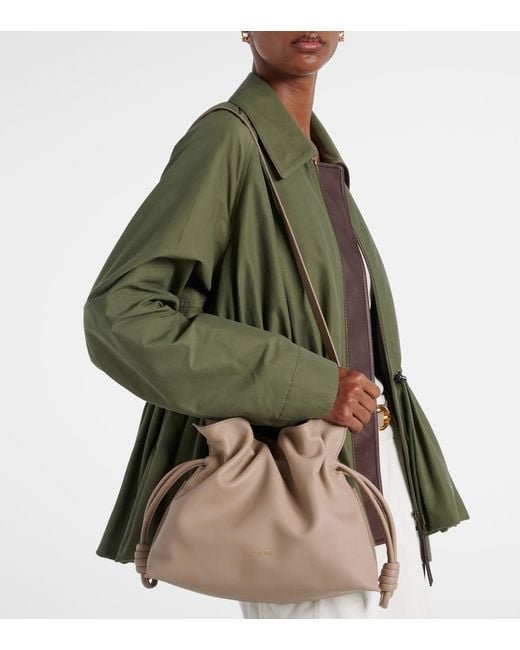 Borsa Flamenco Medium di Loewe in Natural