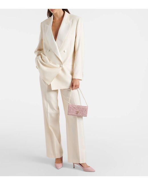 Jimmy Choo Pink Pumps Romy 60 Aus Veloursleder