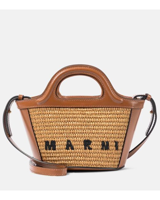MARNI: bag in jacquard fabric - Fuchsia | Marni tote bags SHMP0076Q0P5799  online at GIGLIO.COM