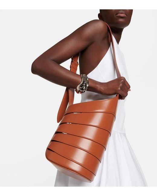 Alaïa Red Babel Small Leather Shoulder Bag
