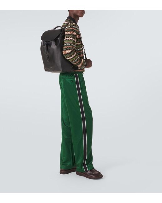 Loewe Black Flamenco Leather Backpack for men