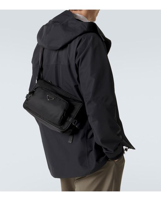 Borsa A Spalla Medium di Prada in Black da Uomo