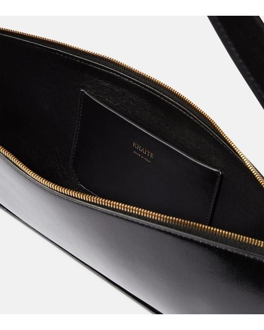 Khaite Black Lori Baguette Bag