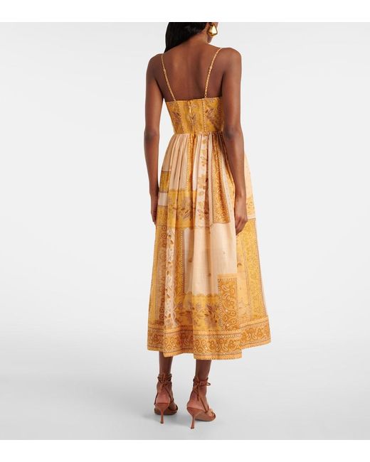 Zimmermann Yellow Lucky Corset Dress