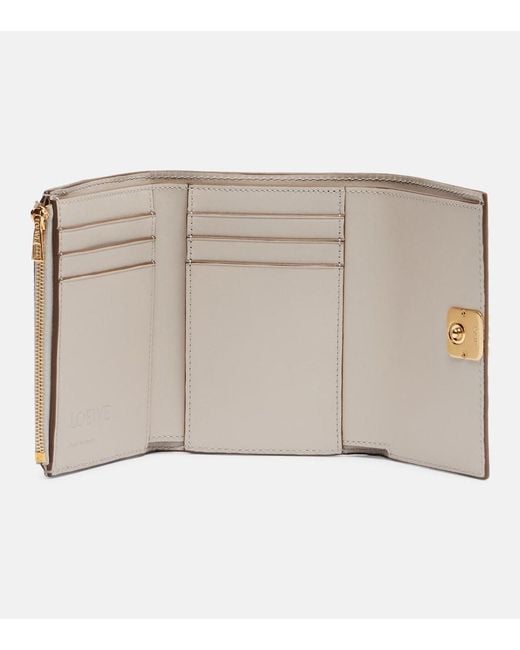 Loewe Natural Anagram Small Leather Wallet