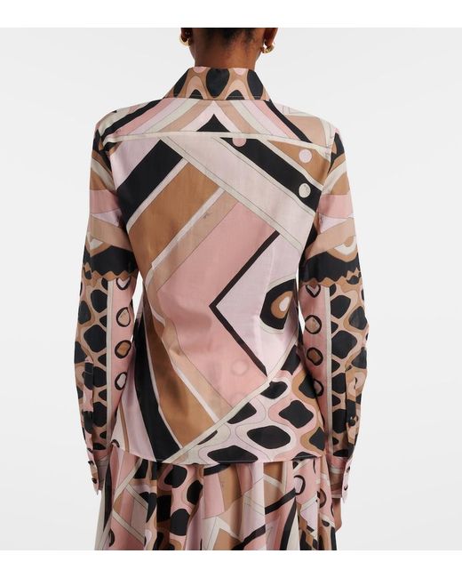 Emilio Pucci Pink Vivara Cotton Shirt