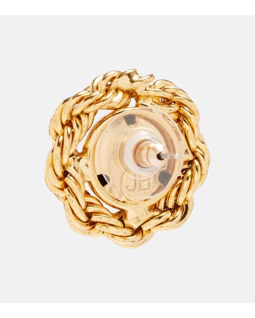 Pendientes Caryann Chapados En Oro Jennifer Behr de color Metallic