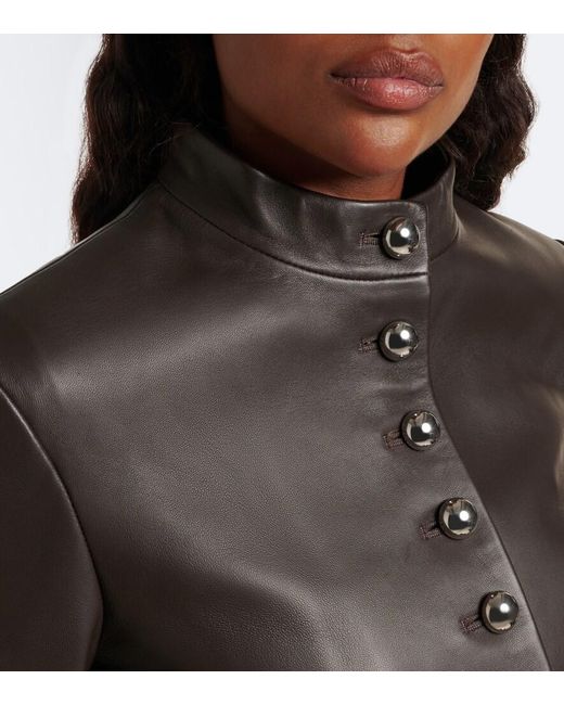 Altuzarra Black Dixon Leather Jacket