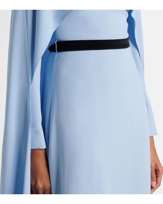 Markarian Blue Robe Natasha Aus Satin