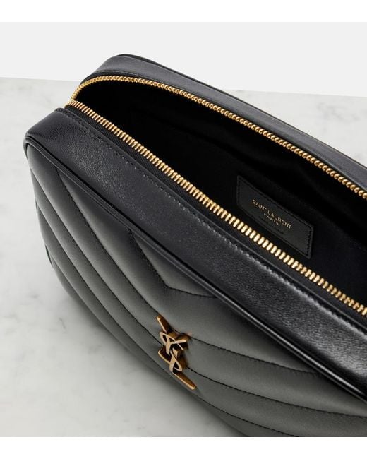 Saint Laurent Black Loulou Quilted Leather Camera Bag
