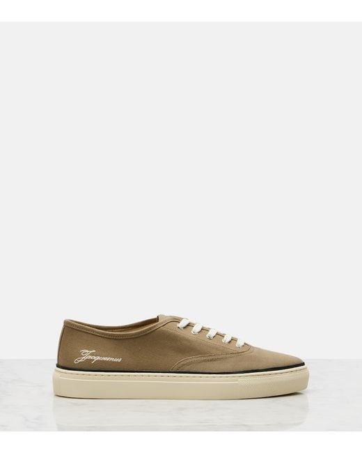 Jacquemus Green Fefe Canvas Sneakers
