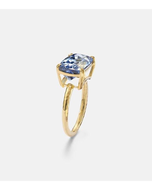 Octavia Elizabeth Blue 18Kt Ring With Aquamarine