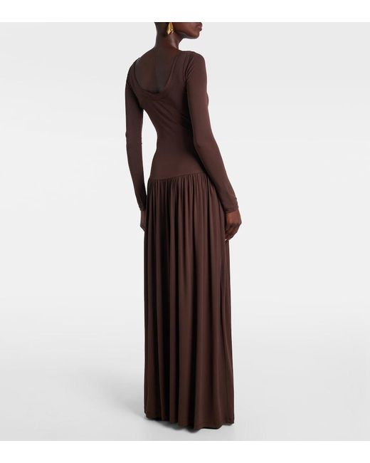 AYA MUSE Brown Muse Maxi Dress
