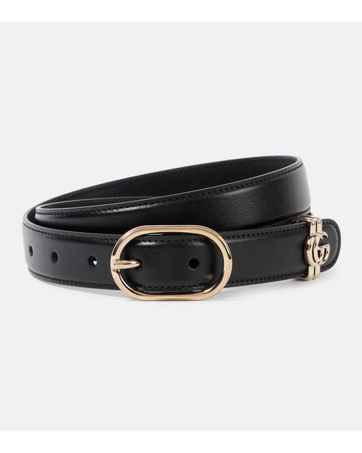 Cinturon De Piel Gucci de color Black