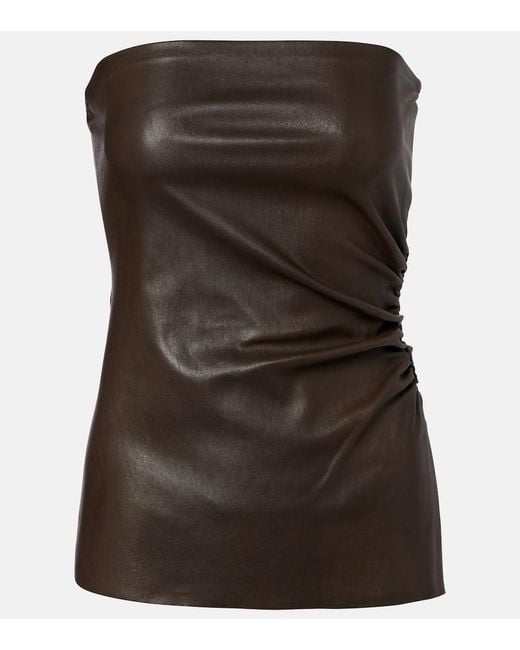 Stouls Black Laya Leather Bustier
