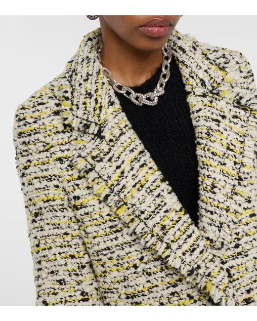 Isabel Marant Green Etiennega Wool-Blend Blazer