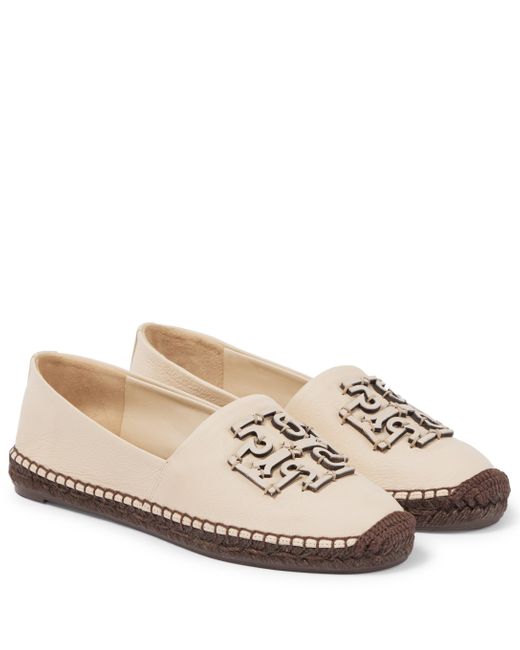 tory burch ines embellished leather espadrilles