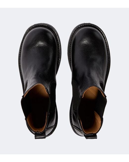 Our Legacy Black Posh Leather Chelsea Boots for men