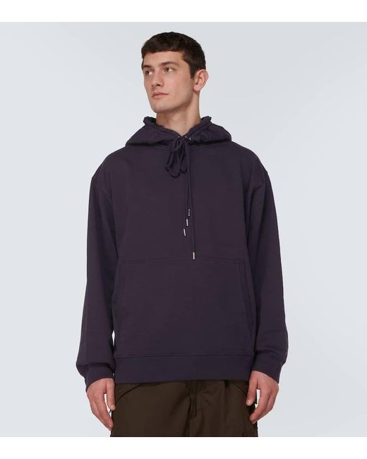 Sweat-Shirt A Capuche En Coton Dries Van Noten pour homme en coloris Blue