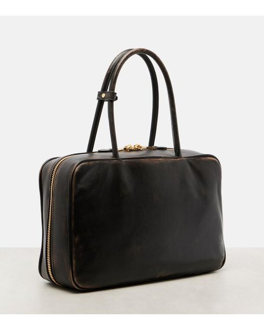 Miu Miu Black Beau Leather Tote Bag