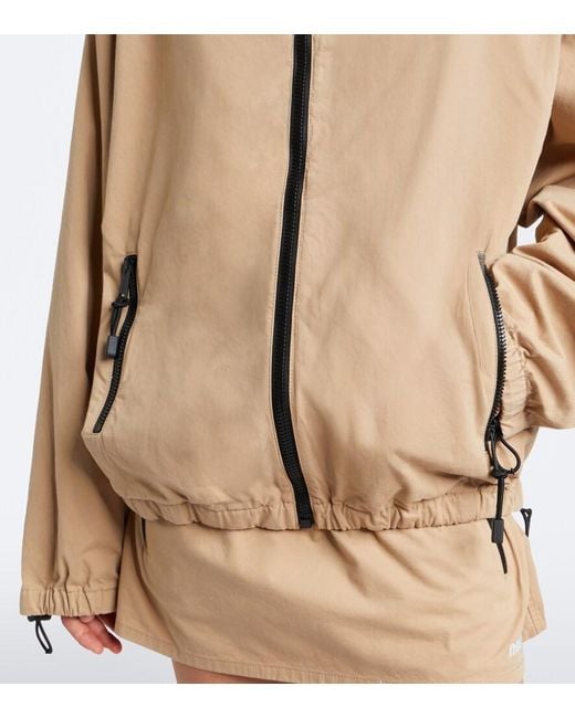 Miu Miu Natural Cotton Gabardine Jacket