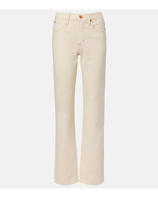 SLVRLAKE Denim Natural Phoenix Straight Jeans