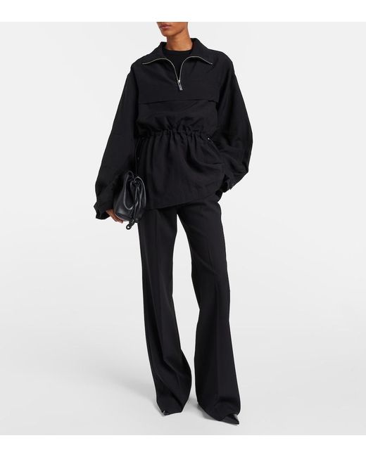 Rohe Black Half-Zip Jacket
