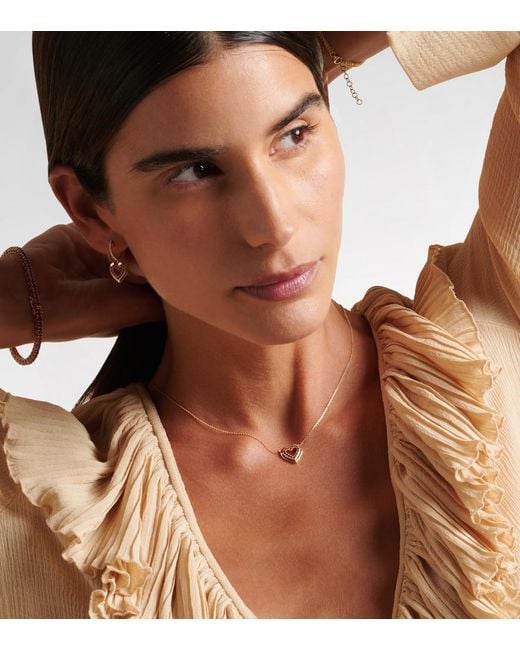 Roxanne First White 14Kt Necklace With Sapphires