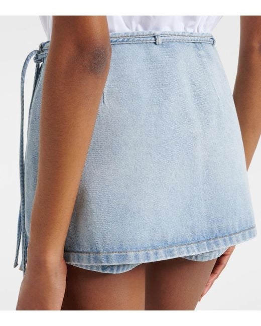 Loewe Blue Paula's Ibiza Denim Skort