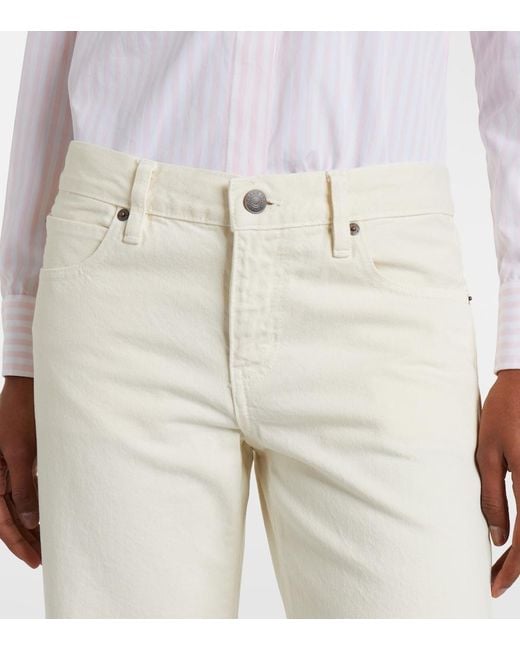 FRAME White The Saturday Straight Jeans
