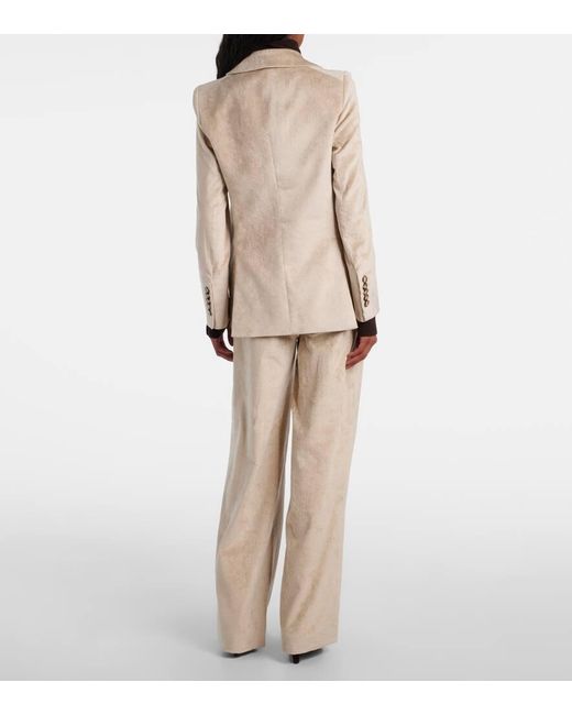 Blazer Sevyn En Velours Cotele Veronica Beard en coloris Natural