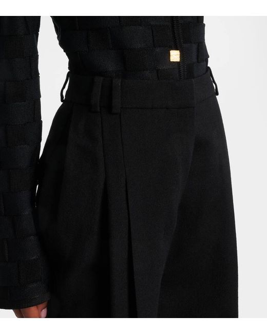 TOVE Blue Robena Virgin Wool Straight Pants