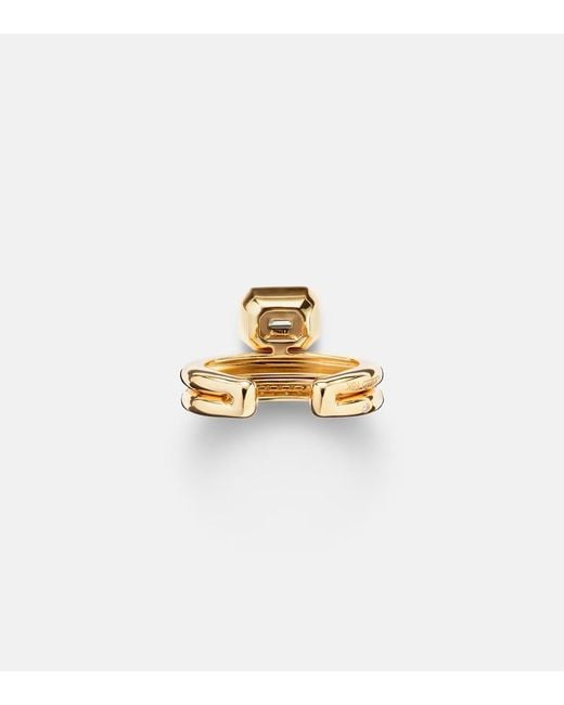 SHAY White 18Kt Ear Cuff With Diamonds