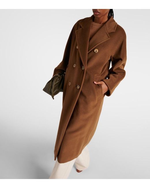 Max Mara Brown 101801 Icon Wool And Cashmere Coat